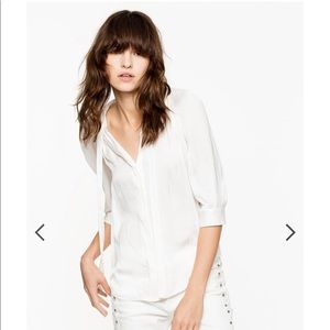 Zadig&voltaire satin blouse S